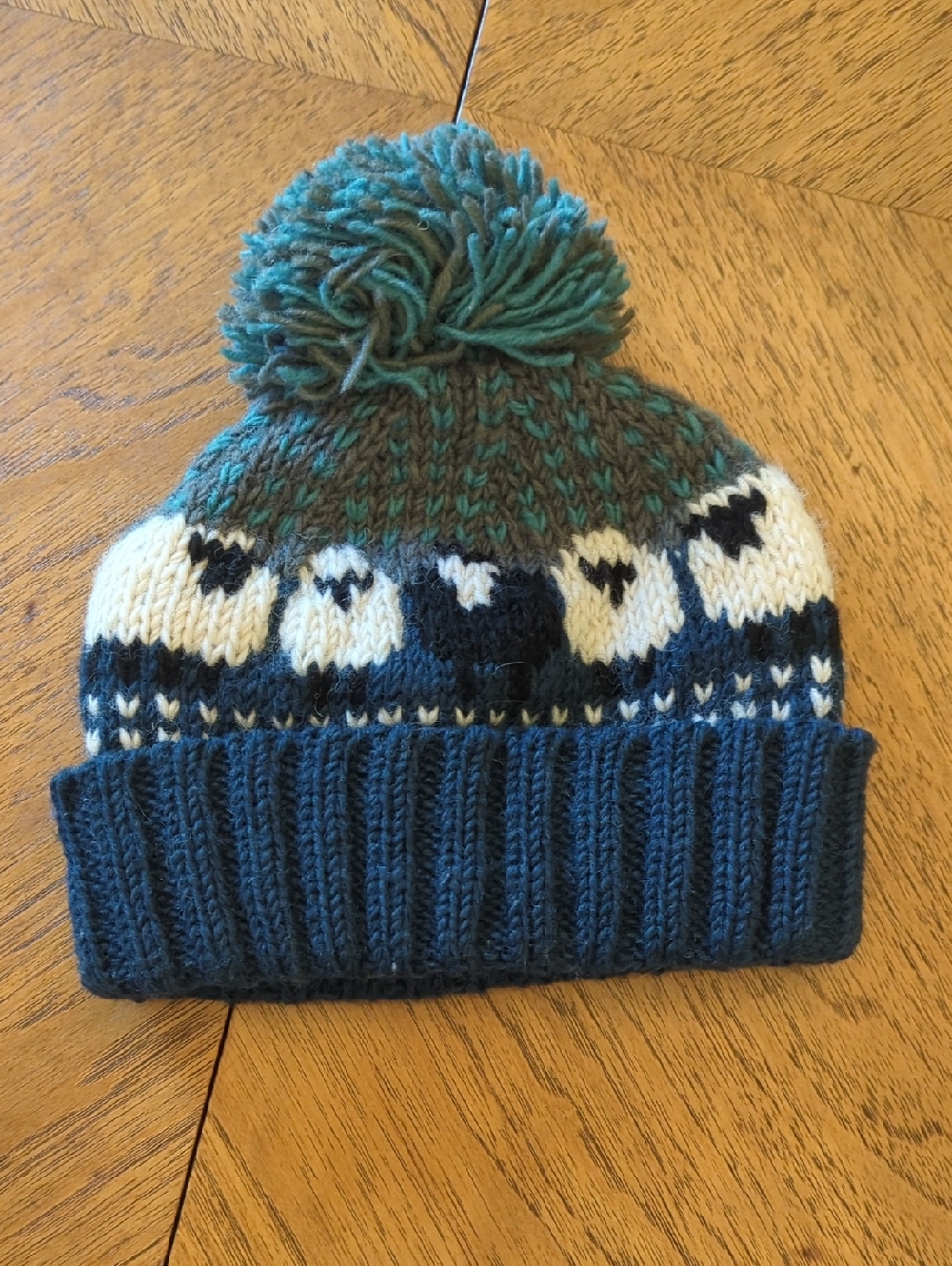 Sheep Pom-Pom Knit Beanie - One Black Sheep